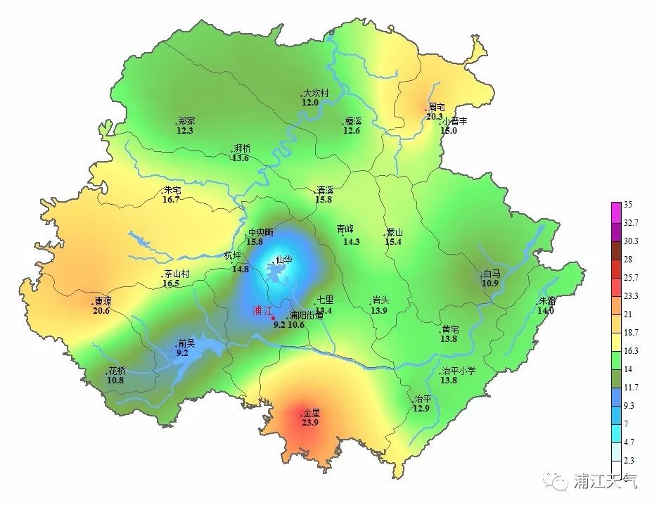 浦江天气预报概览