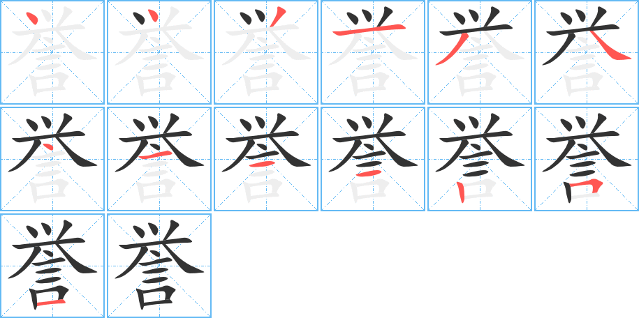 誉字探秘，多维魅力的展现