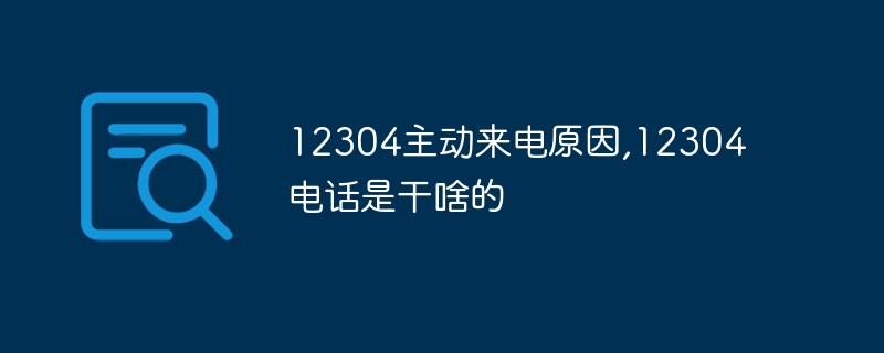 揭秘，12304号码的用途与功能解析