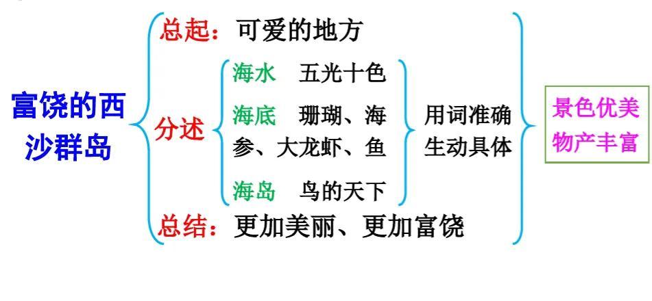 探索海洋宝藏，西沙群岛的富饶与板书设计蓝图